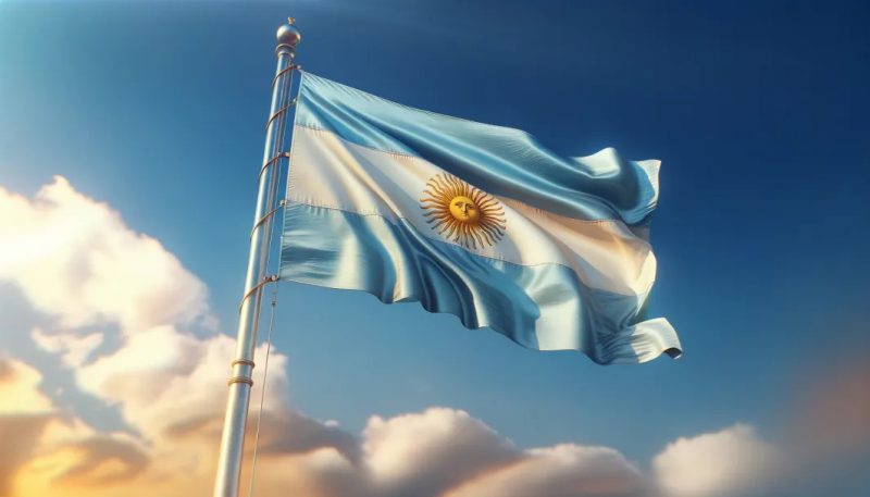 argentina flag pole brics