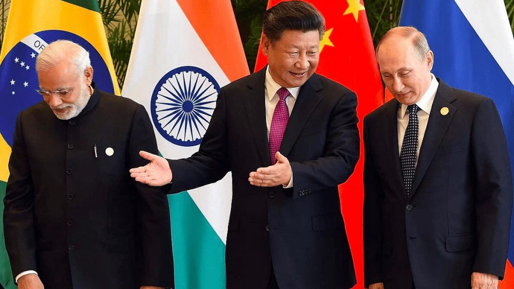 پوتین شی مدی روسیه هند چین بریکس