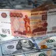 russian ruble us dollar currency exchange usd bills brics