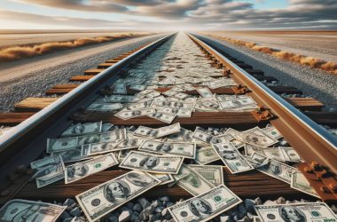 us dollar bills railway tracks usd currency notes