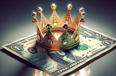 us dollar king crown usd currency bill brics