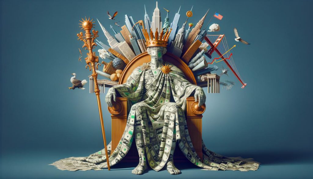 US economy portrayed as king