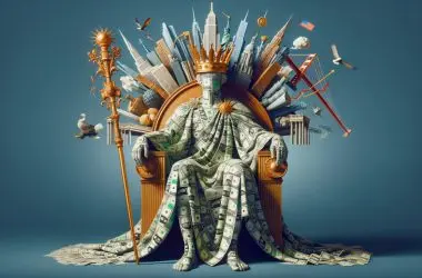 US economy portrayed as king