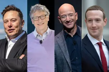 billionaires elon musk bill gates jeff bezos mark zuckerberg