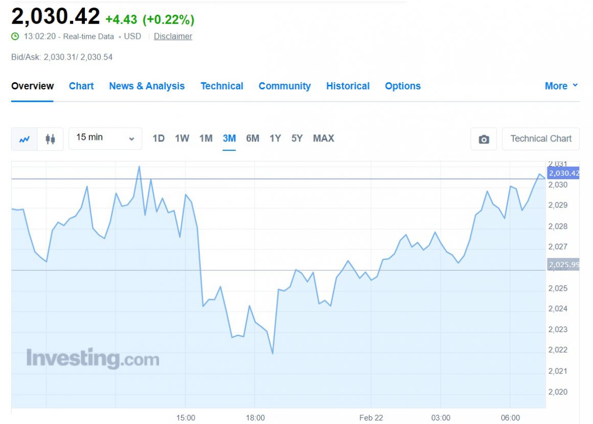 Gold Prices Reach $2,030: Why Is the Precious Metal Rising?