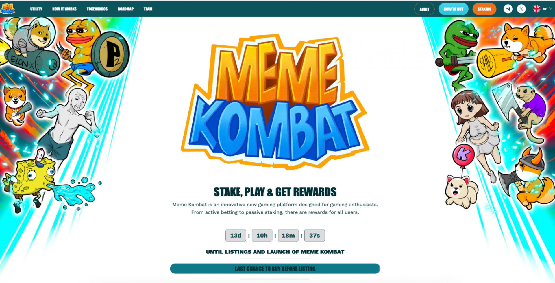 پیش فروش Meme Kombat به هدف 10 میلیون دلاری رسید، شانس نهایی برای خرید جلوتر از IEO