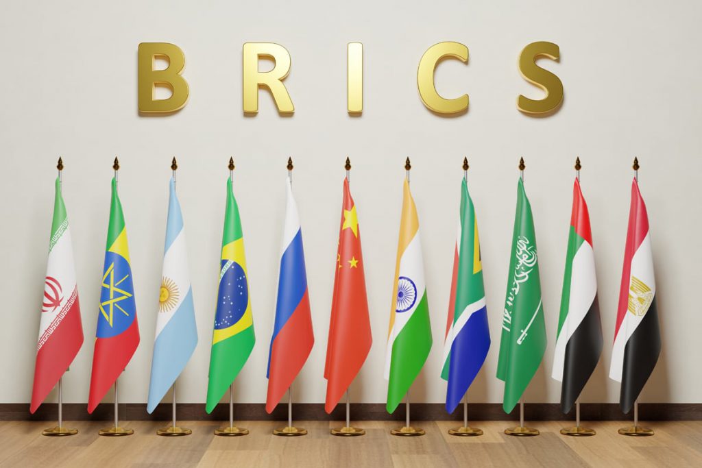 banderas de los nuevos países brics