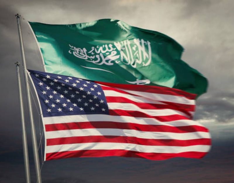 USA Saudi Arabia countries flags