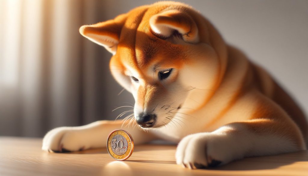 Shiba Inu 50 cents shib $0.50