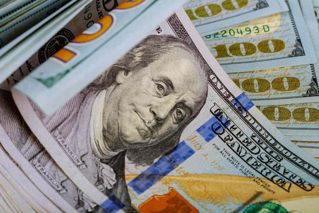 اسکناس ارز دلار آمریکا بریکس