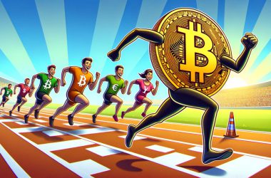 bitcoin btc running race rally relay