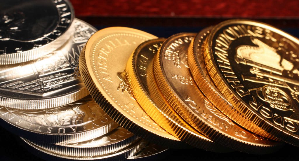 gold silver coins commodity