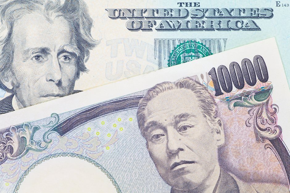 japanese yen usd us dollar currency