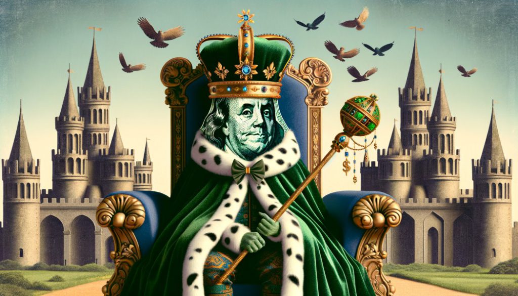 us dollar usd currency king crown supreme