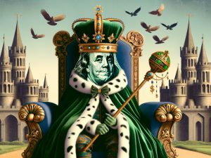 us dollar usd currency king crown supreme