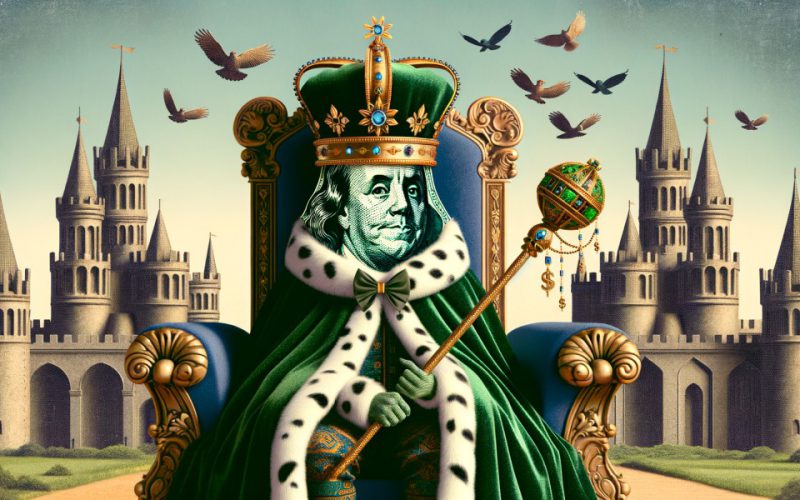 us dollar usd currency king crown supreme