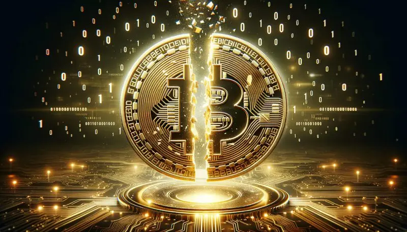 Bitcoin giảm một nửa