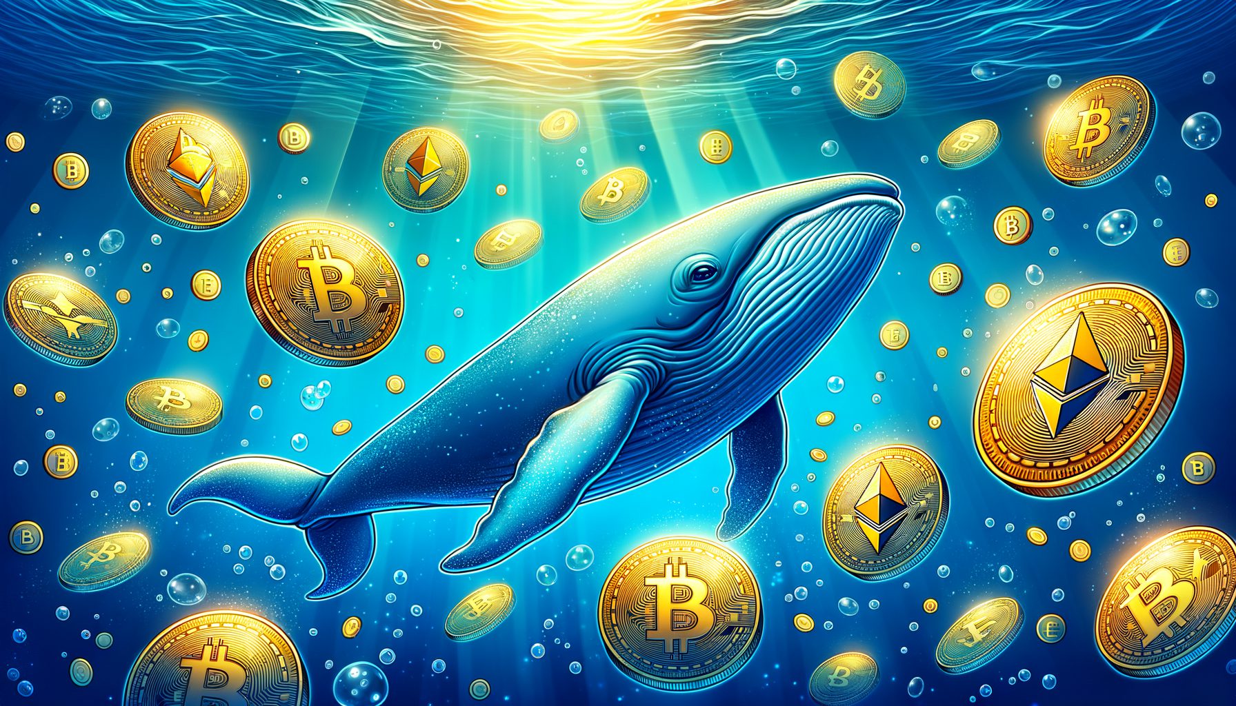 نهنگ ها این سکه ها را در میان افت بازار به دست آوردند