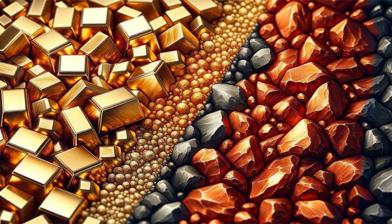 gold copper commodity market