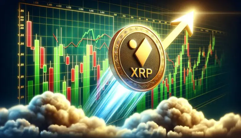 XRP token graph showing its ascent