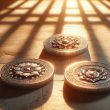 Three tokens basking in the sun