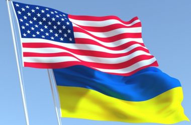 us ukraine flags