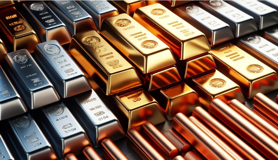 gold copper silver commodity commodities market