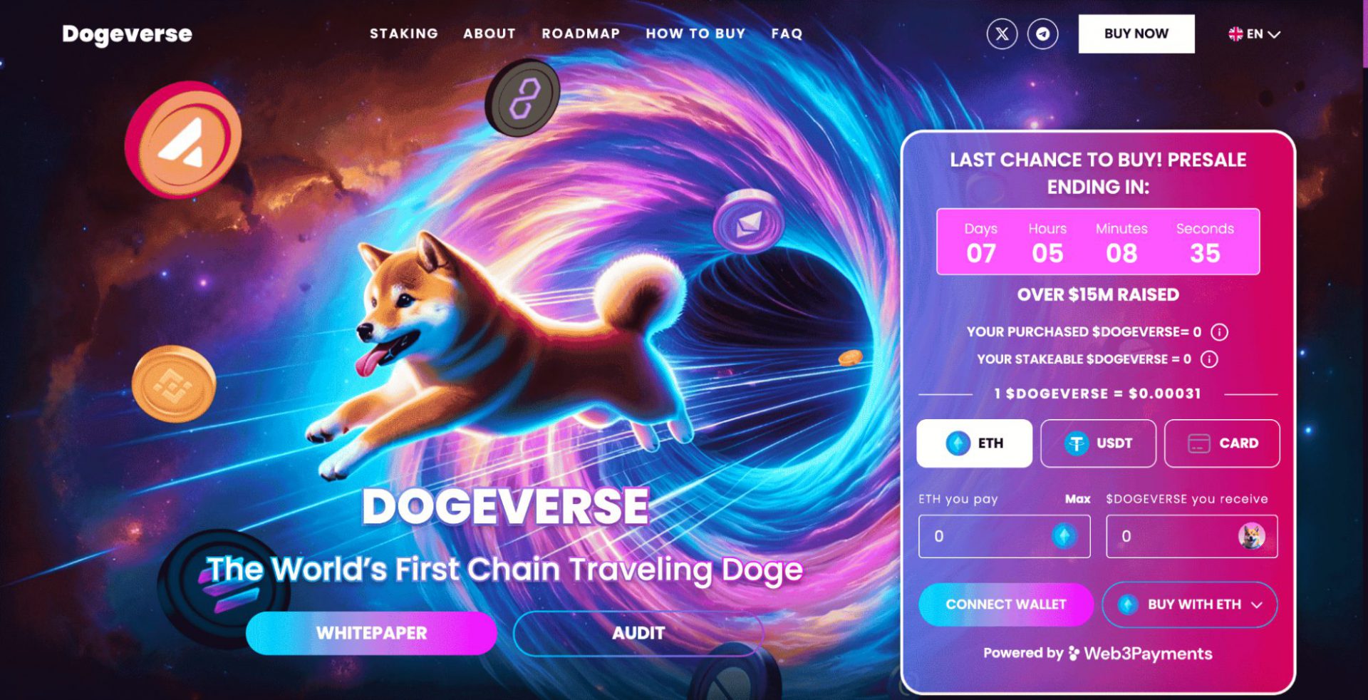 This Meme Coin Has Raised Over $15M – Final Chance to Buy Dogeverse Before Presale Ends in 3 Days