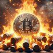 Bitcoin emerging from fire