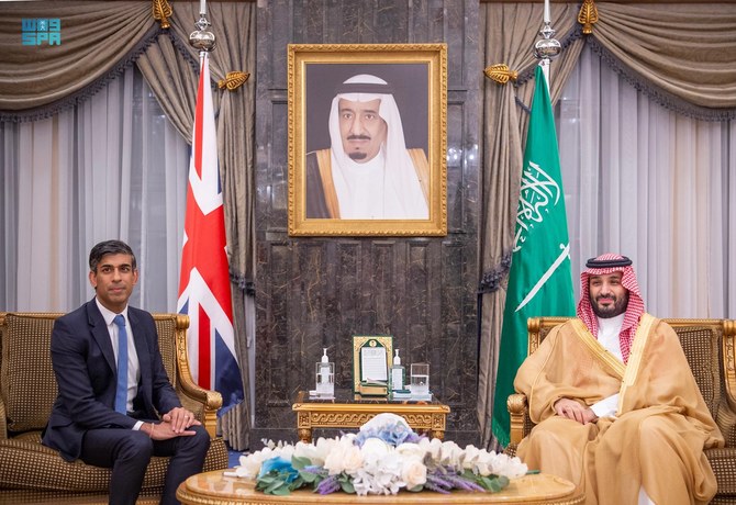 uk saudi arabia rishi pm sunak mbs britain united kingdom