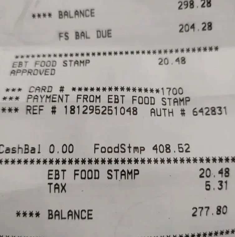 Why Did I get $20 Cash on my EBT Card?