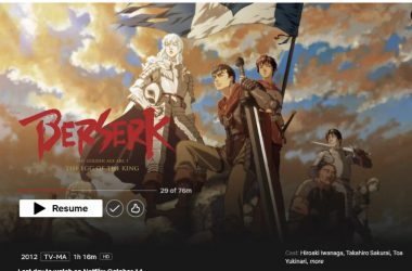 Is Berserk on Netflix?