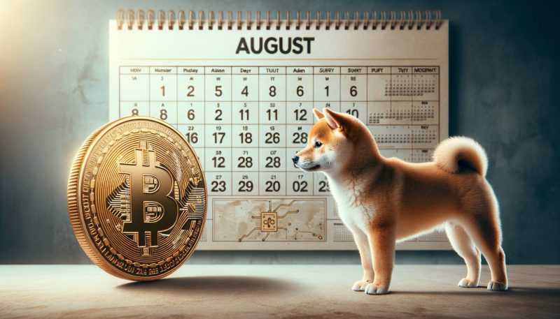 Shiba Inu Bitcoin August Calendar