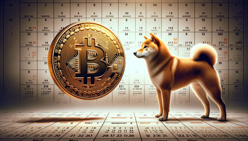 SHIB BTC with calendar