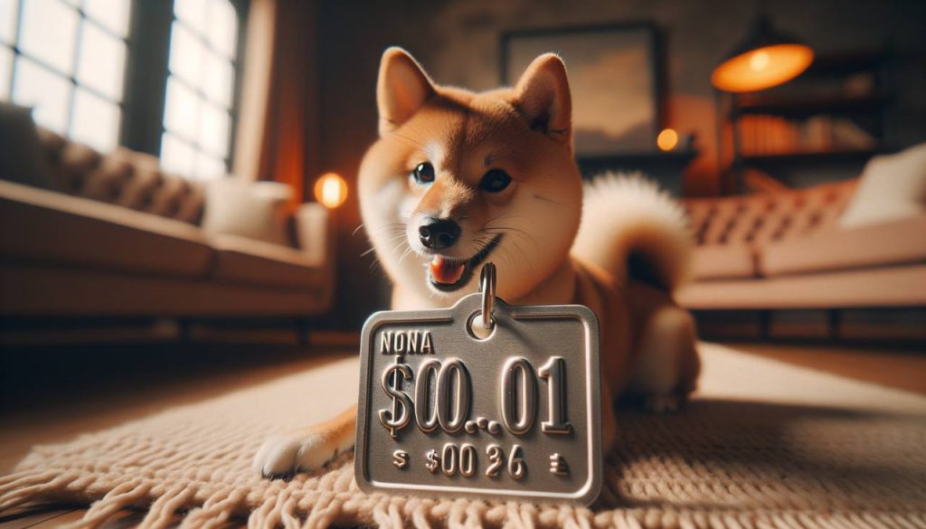 Shiba inu با برچسب قیمت 0.001 دلار