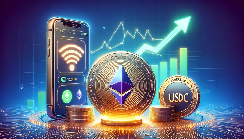 Apple and Circle NFC boost ETH Ethereum coin