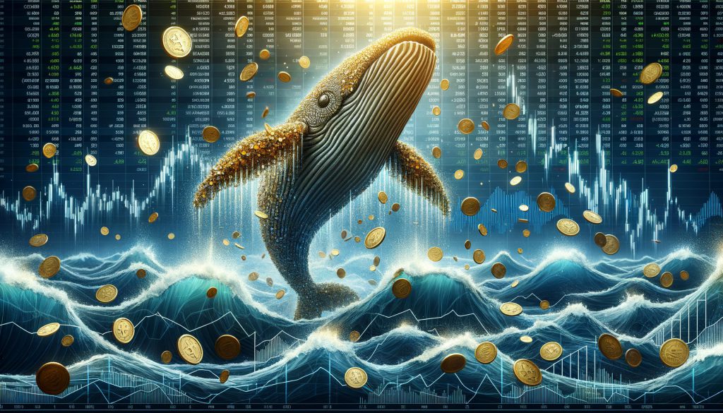 Solana SOL Crypto Whale Jumping Out of the Water