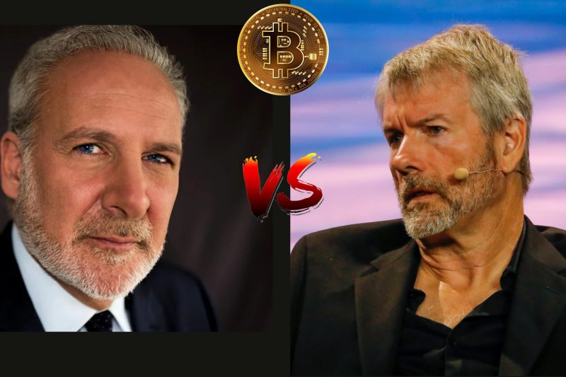 Peter Schiff vs Michael Saylor