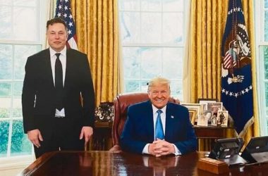 Trump and Musk in Oval Office