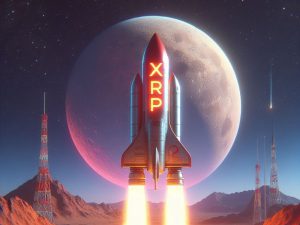 xrp ripple space rocket moon