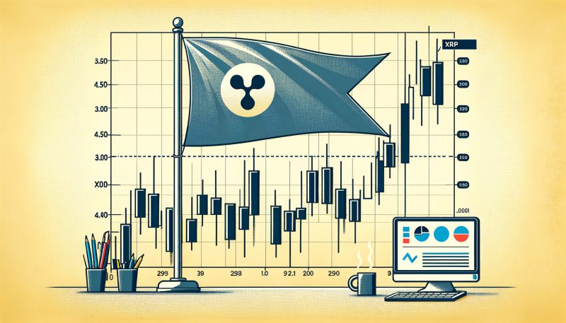 XRP bull flag formation