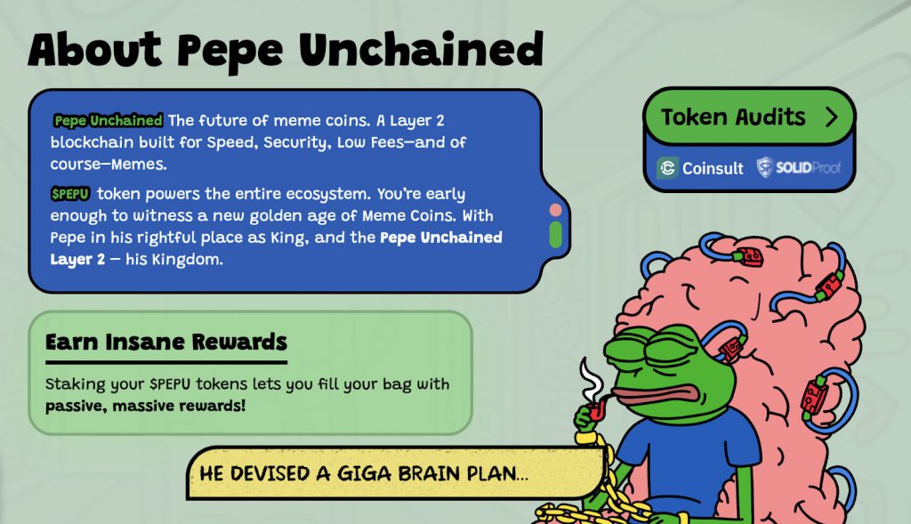 Pepe unchained presale