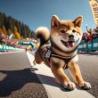 Shiba Inu running