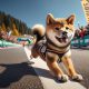 Shiba Inu running