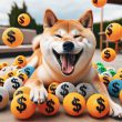 Shiba inu and dollar symbol