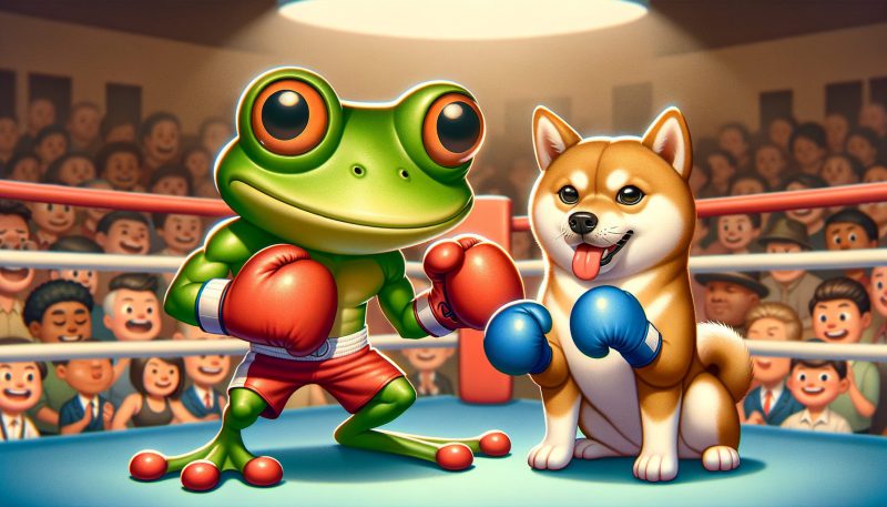 doge vs pepe