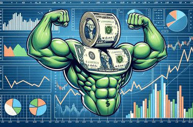 US Dollar with muscles