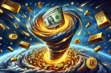 US dollar battling with Bitcoin and Gold