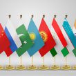 SCO Alliance countries flags summit