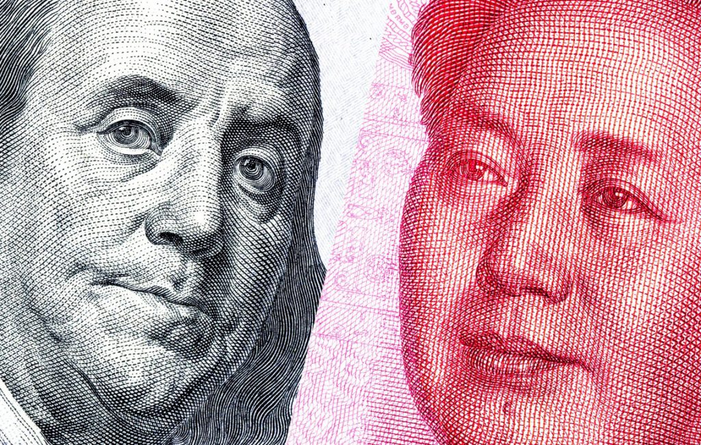 chinese yuan us dollar faces bills currency
